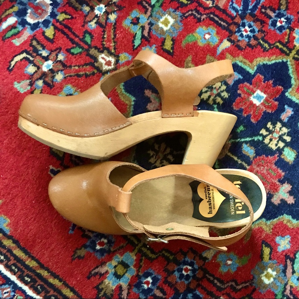 Swedish Hasbeen Sky T Clogs, 39